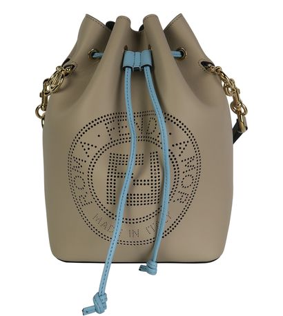Perforated Mon Tresor Bucket Bag, front view